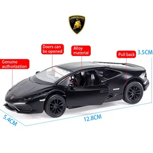 1/36 Huracan Super Motion Simulation Alloy Model sopprime il suono, la luce e le porte possono aprirsi per Giocattoli - Product Image 2