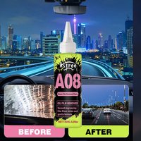 ASTREE - Removedor de Película de Grasa para Vidrios, 180 ml, Limpiador de Parabrisas con Nanotecnología, Eliminador de Manchas, Descontaminante para Ventanas de Automóviles, Sin Olor, OEM