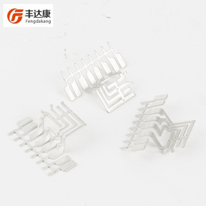 Connecteurs de carte à carte Fengdakang en bronze phosphoreux avec placage argent partiel, broches personnalisables, borniers - Product Image 1