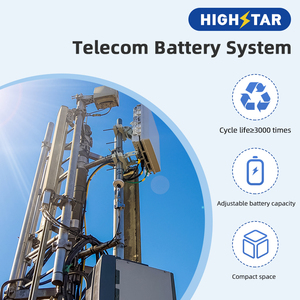 HIGHSTAR הנמכר ביותר Hsdlfp-48100ah Lifepo4 ליתיום יון סוללה עבור תקשורת - Product Image 6