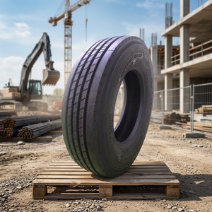 ยางเรเดียลแบบไม่มียางในสำหรับรถบรรทุกและรถบัส ขนาด 295/80R22.5 สำหรับตลาดแอฟริกา ผลิตจากยางคุณภาพสูง ทนทาน พร้อมใบรับรอง DOT และ GCC - Product Image 1