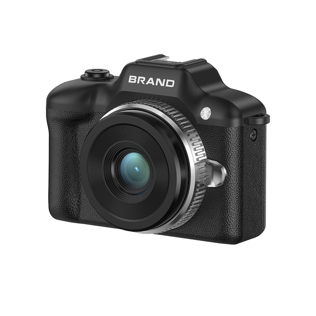 Mini Camera Screen 1080P Recording Function Kids Super Portable Photo Built-in LED Light Leather Pendant 2MP USB-C MicroSD Gift