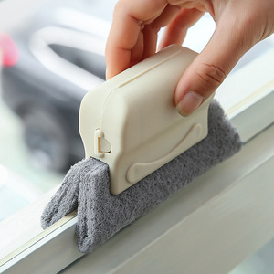 Window Groove Cleaning <b>Brush</b> Sponge Head Handheld For Window And Door Tracks - Product Image 2