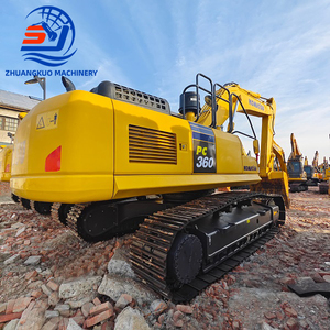 Excavadora de orugas Komatsu usada en bajas horas de trabajo, excavadora de orugas Komatsu usada de buen rendimiento, excavadora de orugas Komatsu usada en el PC360-8MO - Product Image 1