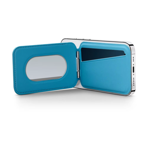 <span class=keywords><strong>Mejor</strong></span> logotipo personalizado fuerte magnético Mag caso titular de la tarjeta de cuero cartera caja fuerte con soporte para <span class=keywords><strong>Iphone</strong></span> 16 15 14 Pro Max - Product Image 3