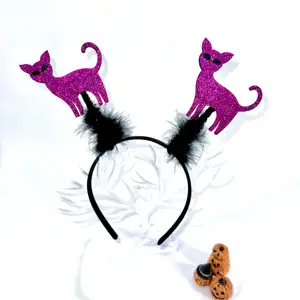 New Arriving Halloween Cats Shape Headband Sweet Children Party Hair Bands Home Party Festival Halloween Accessories