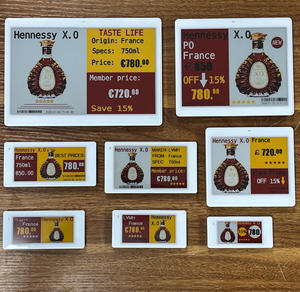 ป้ายราคาอิเล็กทรอนิกส์ E-Ink ขนาด 2.9 นิ้ว สำหรับซูเปอร์มาร์เก็ต ระบบ EAS พร้อม NFC สำหรับร้านขายเสื้อผ้า - Product Image 1