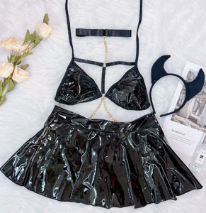 2025 Nueva espalda descubierta seductor Cosplay conejito linda chica Sexy lujoso disfraz de Halloween Lencería - Product Image 5