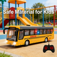 LK Toys Voiture Scolaire Télécommandée 1:32 - Prête à l'emploi Intérieur/Extérieur avec Télécommande et Câble USB