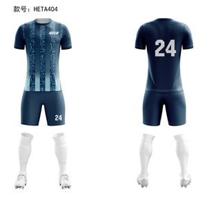Uniformes de Fútbol Personalizados para Hombre, Conjuntos Deportivos con Camiseta y Pantalones Cortos Transpirables Sublimados para Clubes y Equipos - Product Image 3