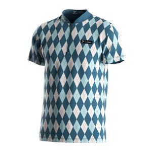 Camiseta Deportiva Sublimada de Buena Calidad, Manga Corta, Cuello Polo con Cierre, Camisas con Cuello Chino - Product Image 1