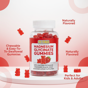 Bonbons mous à la glycine et au magnésium OEM/ODM - Apaise les émotions, réduit le stress, soutient l'immunité et l'énergie, et sont un complément alimentaire. - Product Image 2