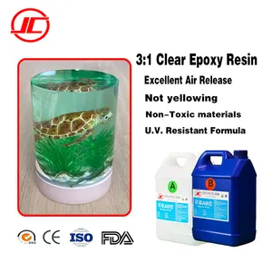 Comptoir Epoxy Resin Workshop Countertop Advanced Clear Epoxy Resin Wood Filler, Clear Pourable Casting Epoxy Resin