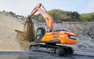 Doosan เครื่องขุด DX220 22ตันเครื่องจักรก่อสร้างวิศวกรรมของเกาหลี - Product Image 3