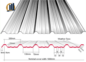 Gran oferta, precio bajo, precio galvanizado para techos de chapa metálica, hoja de acero corrugado Gi, hoja de zinc para techos, hoja de hierro para techos - Product Image 4