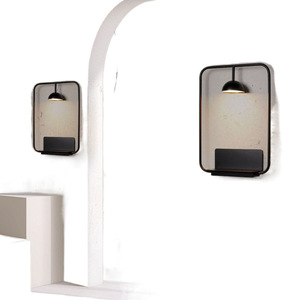Applique murale noire E27 à commande par interrupteur LED 220V pour chambre, salon, bureau - Product Image 5