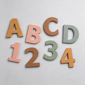 优质美观彩色 ABC 磁铁套装 大写字母和小写字母磁铁 适用于冰箱、白板、家庭学校学习 - Product Image 5