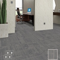 Tapis commercial à emboîtement en acrylique pelucheux à imprimé animal style chinois pour salle à manger, absorption acoustique, de l'Office de l'État de Genève
