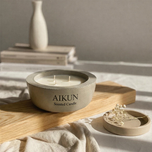 AIKUN Luxury Gift Box Customizable Aromatherapy <strong>Candle</strong> Guest Room Warm Vibe Gentle Soft Fragrance Handmade Scent <strong>Candle</strong> - Product Image 4