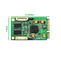 Tarjeta Mini PCIe a RS232 Industrial Exar XR17V352, Adaptador de Expansión Serial de 2 Puertos DB9, Controlador COM para Automatización POS IPC