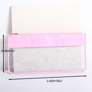 حقيبة سفر ببلاط <span class=keywords><strong>Mahjong</strong></span> شفاف فارغ مقاوم للماء ، حقيبة سفر بسوستة من النايلون ، كيس majong شفاف من كلوريد البولي فينيل - Product Image 6