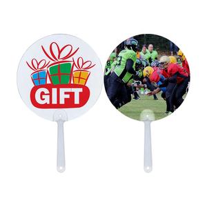 Ventilador de Plástico Personalizado de Alta Calidad de Fábrica, Ventilador PET Sublimable en Blanco - Product Image 6