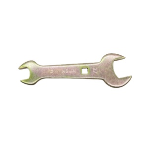 Llave OEM personalizada, herramienta de ferretería galvanizada con hebilla plana, llave giratoria industrial, llave de doble cabeza, llave de 19 mm con doble cabeza - Product Image 4