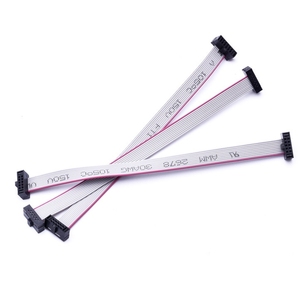 Perakitan Kabel Pita Datar IDC 2.54mm Kabel Pita Abu-abu dengan Konektor IDC Ganda untuk Peralatan Kontrol Industri PCB - Product Image 6