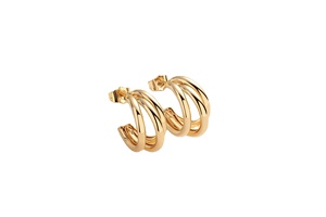 เครื่องประดับทองเคลือบลามิเนต Joyeria ต่างหูแบบติดหูสำหรับผู้หญิง ดีไซน์หรูหรา ชุบทอง 18K ขายส่งเครื่องประดับแฟชั่นสำหรับผู้หญิง หลากหลายแบบ - Product Image 3