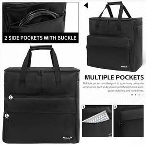 Échantillon gratuit : Sacoche portable pour homme et femme, idéale pour ordinateur portable, affaires, voyage, étui rigide avec sangle - Product Image 3