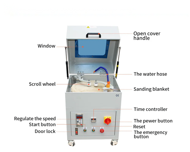 BORN  Mini 2 and 8 Slots Grinding Polishing Machine for Used Refurbish Phone Scratches Removal Equipment