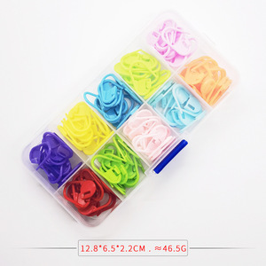 Plastic Safety Pins 120 Pieces Candy Color <b>Sewing</b> Kit Portable Auxiliary Tool <b>Box</b> - Product Image 2