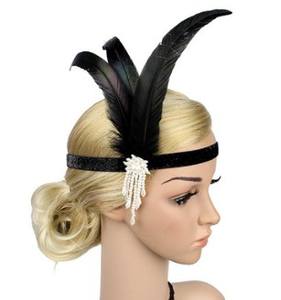 En gros <span class=keywords><strong>Pas</strong></span> <span class=keywords><strong>Cher</strong></span> plume <span class=keywords><strong>coiffe</strong></span> mignon coiffure - Product Image 4