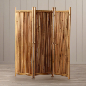 Paravent pliant en bambou personnalisé – Séparateur d'espace et cloison d'intimité naturels pour la maison, l'hôtel, le spa et les centres de villégiature Eco2go Vietnam - Product Image 1