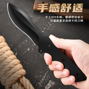 Cuchillo de Acero Inoxidable con Espiga Completa para Dropshipping en Shopify, Hoja Semiterminada para Proyectos de Forja, DIY, Alta Dureza, Tratado Térmicamente - Product Image 2