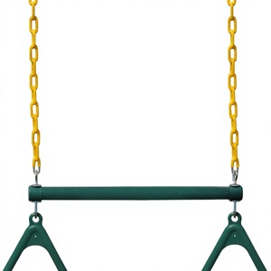 Ensemble de cordes réglables, balançoire trapèze, barre de gymnastique, <span class=keywords><strong>anneaux</strong></span> de gymnastique pour enfants, pièces de balançoire pour trampoline intérieur/extérieur - Product Image 4