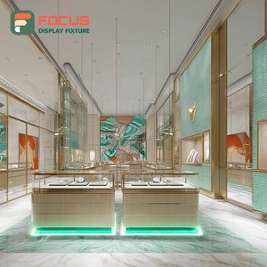 Vitrina de Joyería de Lujo de Alta Gama con Panel de Vidrio Templado, Mostrador de Exhibición para Espacios de Boutique - Product Image 2