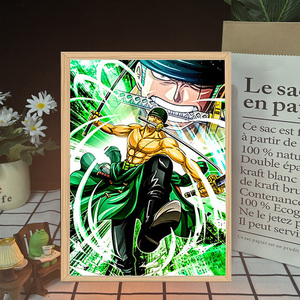 Un pezzo serie Luffy luce notturna 83 stile popolare Anime LED decorazione da tavolo USB spina <span class=keywords><strong>legno</strong></span> artigianale scatole di <span class=keywords><strong>legno</strong></span> cartelli da parete - Product Image 4