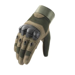 Guantes Deportivos Tácticos de Microfibra Micro-touch Verdes para Motociclismo SFB58, de Alta Calidad y Resistentes a Impactos - Product Image 1