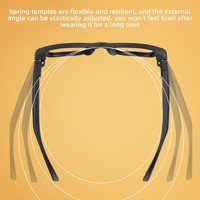 Lunettes Intelligentes à Approvisionnement Direct Usine 1080P 8MP avec Bouton Tactile, Stabilisation d'Image, Enregistrement Photo/Vidéo et IA