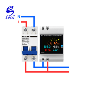 Giá tốt Đồng hồ điện thông minh đồng hồ điện đa chức năng hiển thị kỹ thuật số điện áp hiện tại tần số hệ số mét - Product Image 5