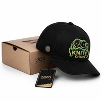 Gorra de Béisbol de Lujo con Logotipo Bordado en 3D Personalizado, Diseño de Hoja, Algodón Negro, 6 Hebillas de Cobre Plateado, Gorras de Moda para Hombre