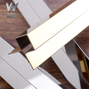 Nouvel accessoire d'angle en céramique polie, <span class=keywords><strong>profilé</strong></span> de finition murale en acier inoxydable 304 pour <span class=keywords><strong>carrelage</strong></span>, idéal pour les projets - Product Image 6