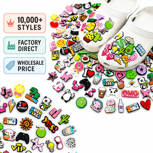 Oferta Caliente: Dijes de PVC 2D Personalizados al por Mayor para Zapatos, Accesorios de Decoración de Dibujos Animados DIY para Zuecos, para Mujeres, Hombres y Niños, Suministro Directo de Fábrica - Product Image 1