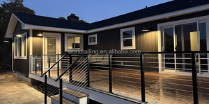 YL <strong>METAL</strong> 1 Pack Cable Railing <strong>Handrail</strong> Deck Stair 30x50mm Indoor Outdoor Railing <strong>Handrail</strong> 74" - Product Image 4