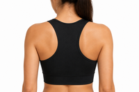 Débardeur de yoga court sans coutures dos nageur pour femme, coupe ajustée, séchage rapide, maintien élevé, haute élasticité, idéal pour le sport, le Pilates et le fitness