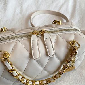 Borsa da Donna di Lusso con Manico a Rombi, Fornitura all'Ingrosso, Classica ed Elegante con Tracolla a Catena Dorata - Product Image 3