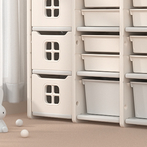 Sản Phẩm Mới BPA Miễn Phí Bé Đồ Chơi Lưu Trữ Và Tổ Chức Màu Be Trẻ Em Đồ Chơi Lưu Trữ Tổ Chức Thùng - Product Image 6