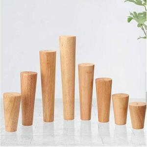 4 inch Vòng gỗ rắn đồ nội thất Chân ghế <span class=keywords><strong>sofa</strong></span> bằng gỗ chân nhà tự làm dự án thay thế gỗ nội thất tủ Ghế chân - Product Image 6