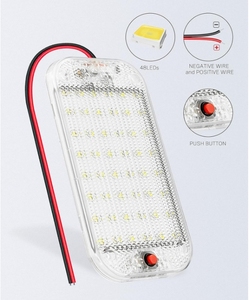 LED 800LM Ultra Bright 12 Volt White RV Intérieur Dome Light Switch Control Plafonnier pour Voiture Van Truck Camper Lorry - Product Image 5